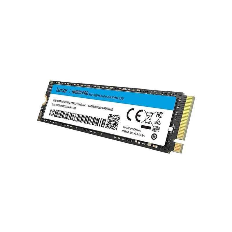 هارد SSD اینترنال لکسار Lexar NM610 pro M2 2280 NVMe ظرفیت 1 ترابایت — تصویر ۲