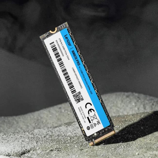 هارد SSD اینترنال لکسار Lexar NM610 pro M2 2280 NVMe ظرفیت 1 ترابایت — تصویر ۴