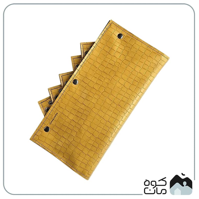 ست ظروف چرمی لیموکمپ مدل دکمه ای کد 888 — تصویر ۷