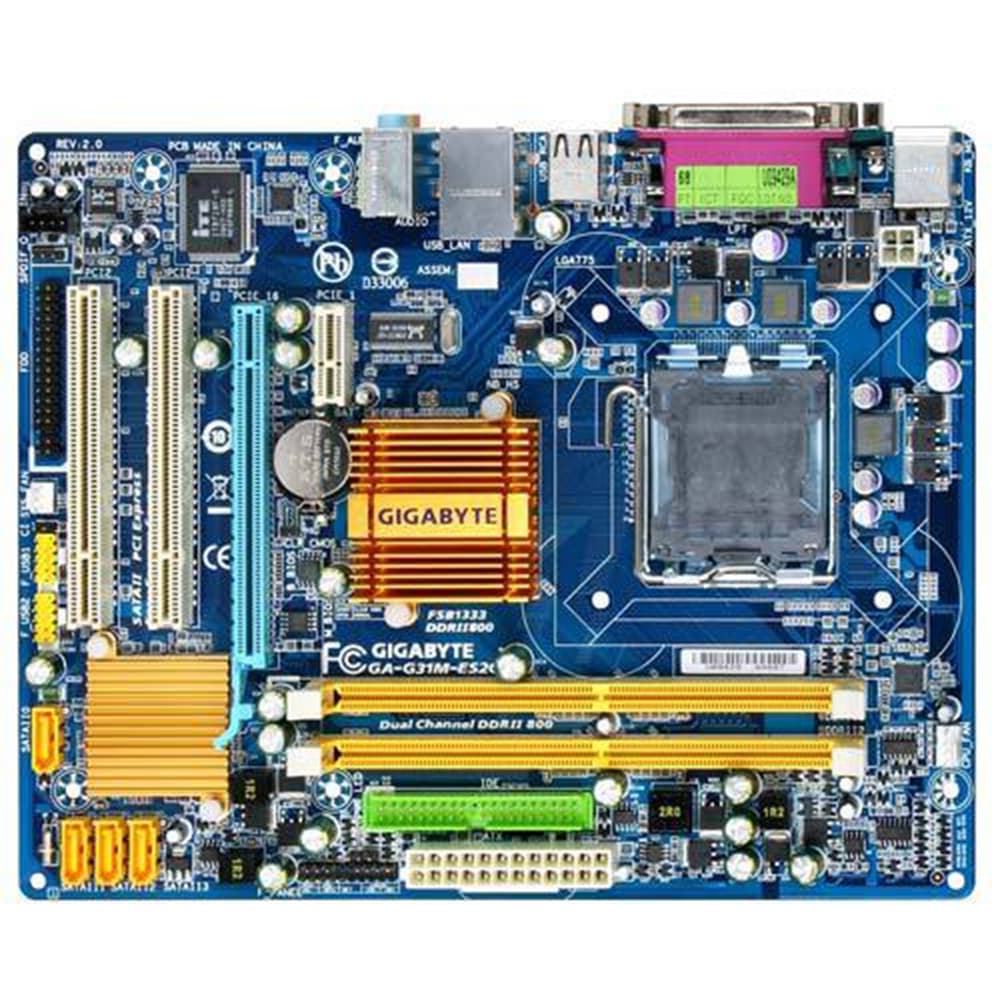 مادربرد DDR2 دو هسته ای ساپورت برند GIGA/ASUS/ECS/ASROCK — تصویر ۴