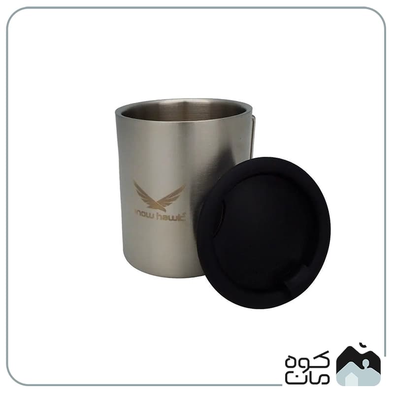 لیوان استیل دو جداره 220ml اسنوهاک مدل SN-M2