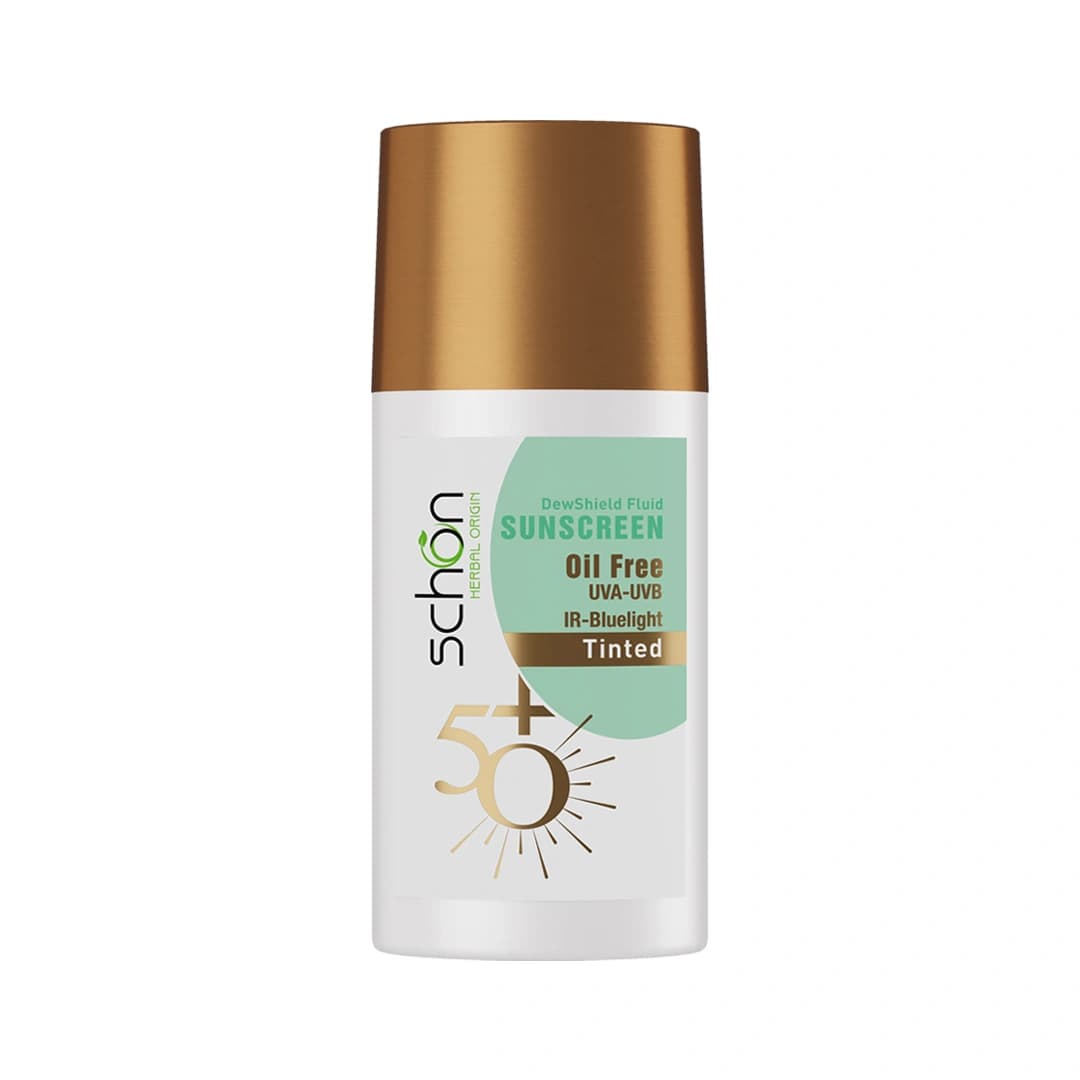 فلوئید ضد آفتاب رنگی شون مدل دیووشیلد SPF 50 حجم 50 میل Dewshield — تصویر ۲