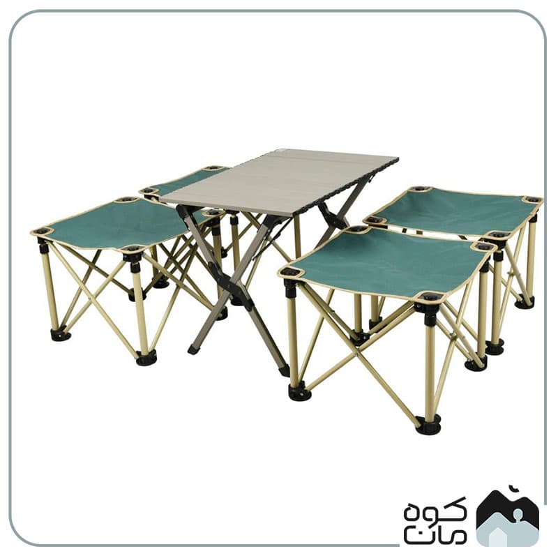 ست میز و صندلی کمپینگ 4 نفره تیتو کمپ مدل Outdoor Combo