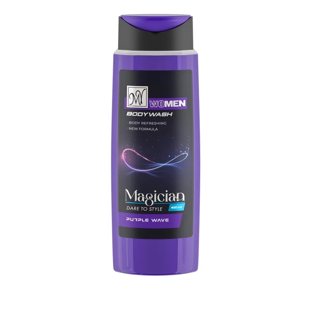 شامپو بدن مجیشن پرپل ویو یونیسکس مای Magician Purple Wave شاداب کننده حجم 400 میل — تصویر ۳