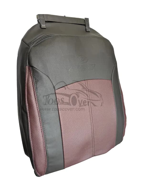 روکش صندلی لیفان 620 چرم مشکی زرشکی کد 5088 — تصویر ۶