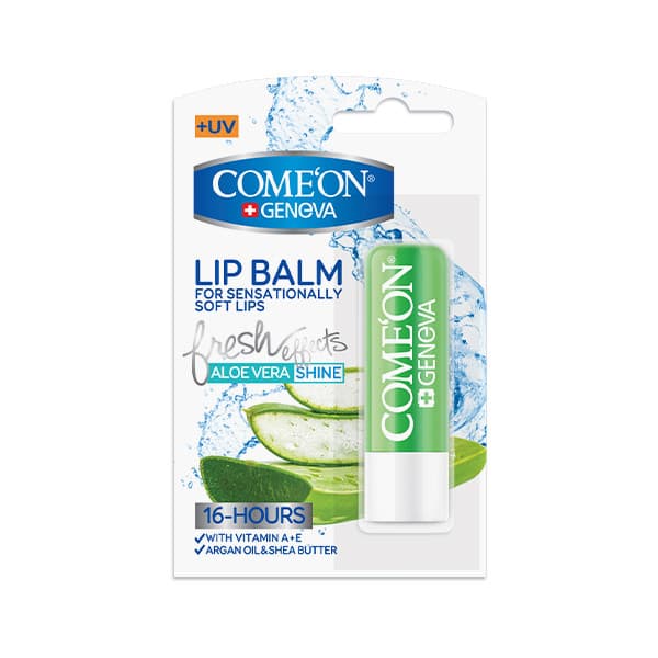 بالم لب آلوئه ورا کامان نرم و براق کننده Aloe Vera وزن ۳.۵ گرم