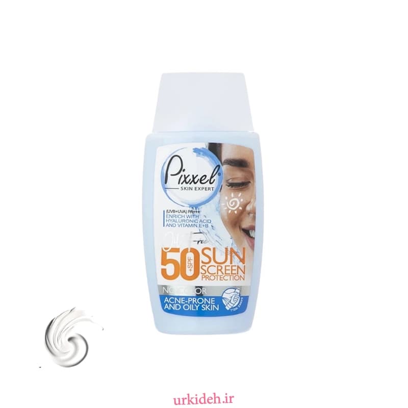 ضد افتاب بی رنگ spf 50 پیکسل مناسب پوست چرب ، جوشدار و مختلط حجم 50 میل — تصویر ۳