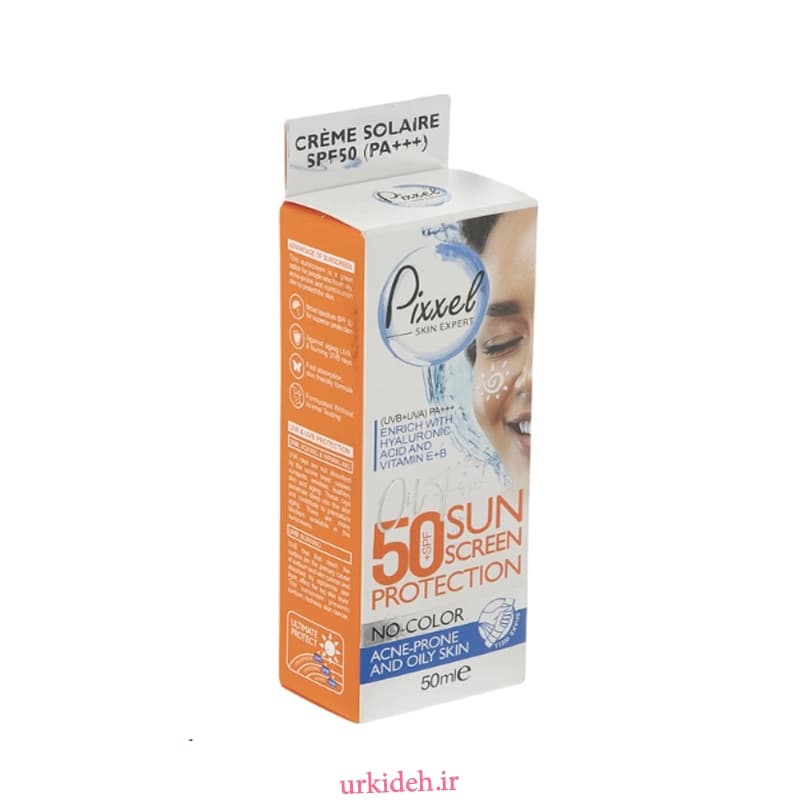 ضد افتاب بی رنگ spf 50 پیکسل مناسب پوست چرب ، جوشدار و مختلط حجم 50 میل — تصویر ۲
