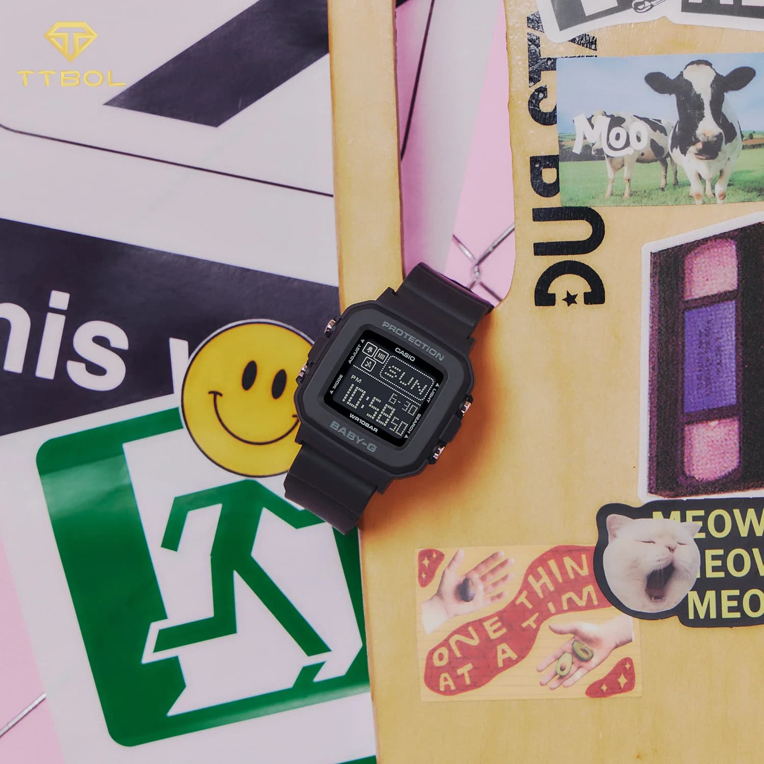 ساعت مچی زنانه کاسیو بیبی جی CASIO BABY-G BGD-10-1DR — تصویر ۳