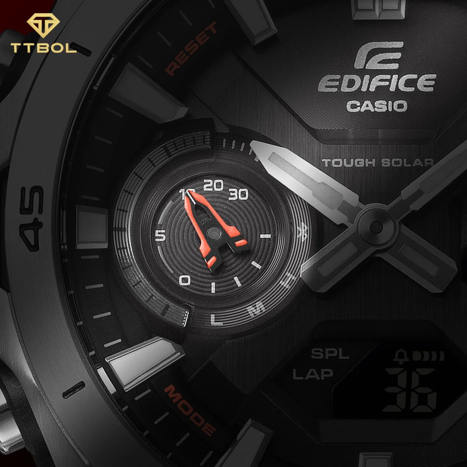 ساعت مچی مردانه کاسیو ادیفایس CASIO EDIFICE ECB-2300D-1ADF — تصویر ۱۱