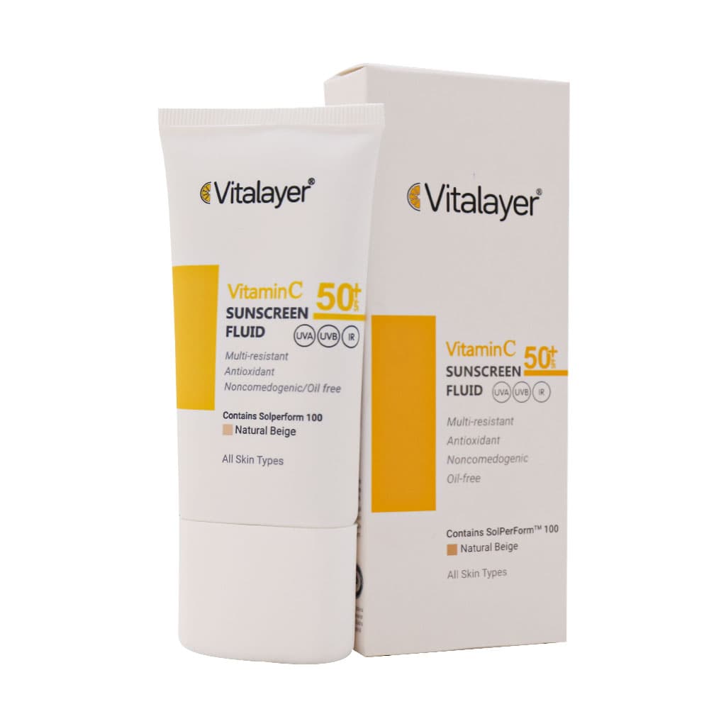 فلوئید ضد آفتاب ویتامین C ویتالیر SPF 50 حجم 50 میل Vitamin C — تصویر ۳