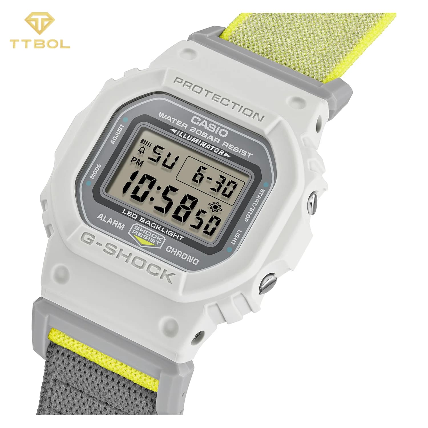 ساعت مچی مردانه کاسیو جیشاک CASIO G-SHOCK DW-5600MNC-7A8DR — تصویر ۹