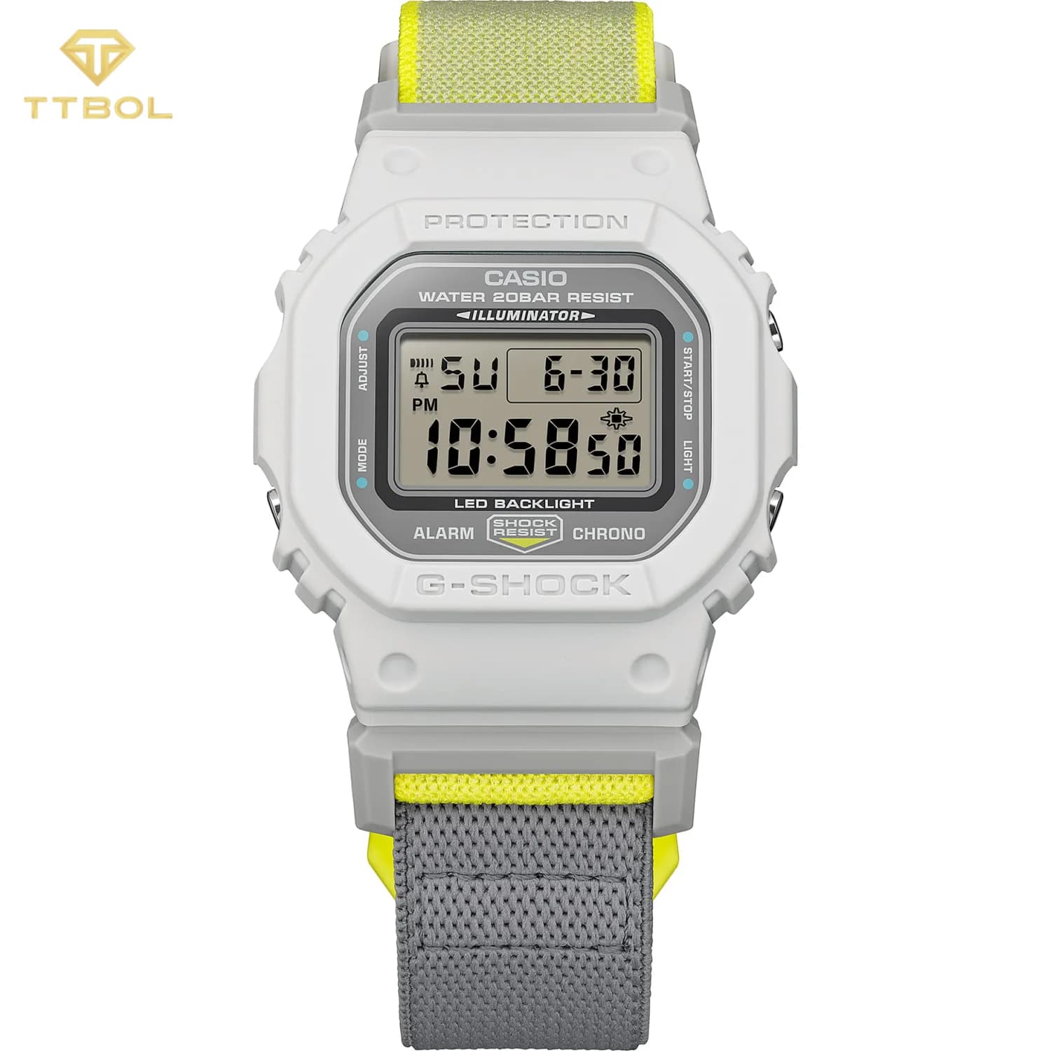 ساعت مچی مردانه کاسیو جیشاک CASIO G-SHOCK DW-5600MNC-7A8DR — تصویر ۷