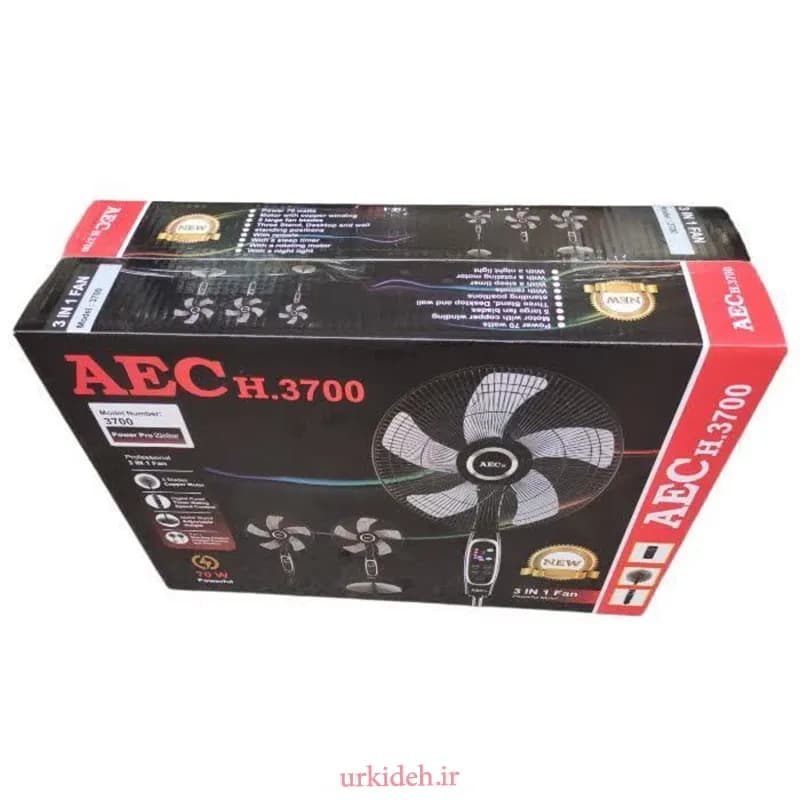 پنکه سه منظوره AEC مدل h3700 کنترل دار و صفحه نمایش دیجیتال — تصویر ۶