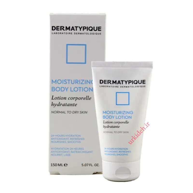لوسیون بدن درماتیپیک مدل Moisturizing پوست نرمال تا خشک حجم 150 میل