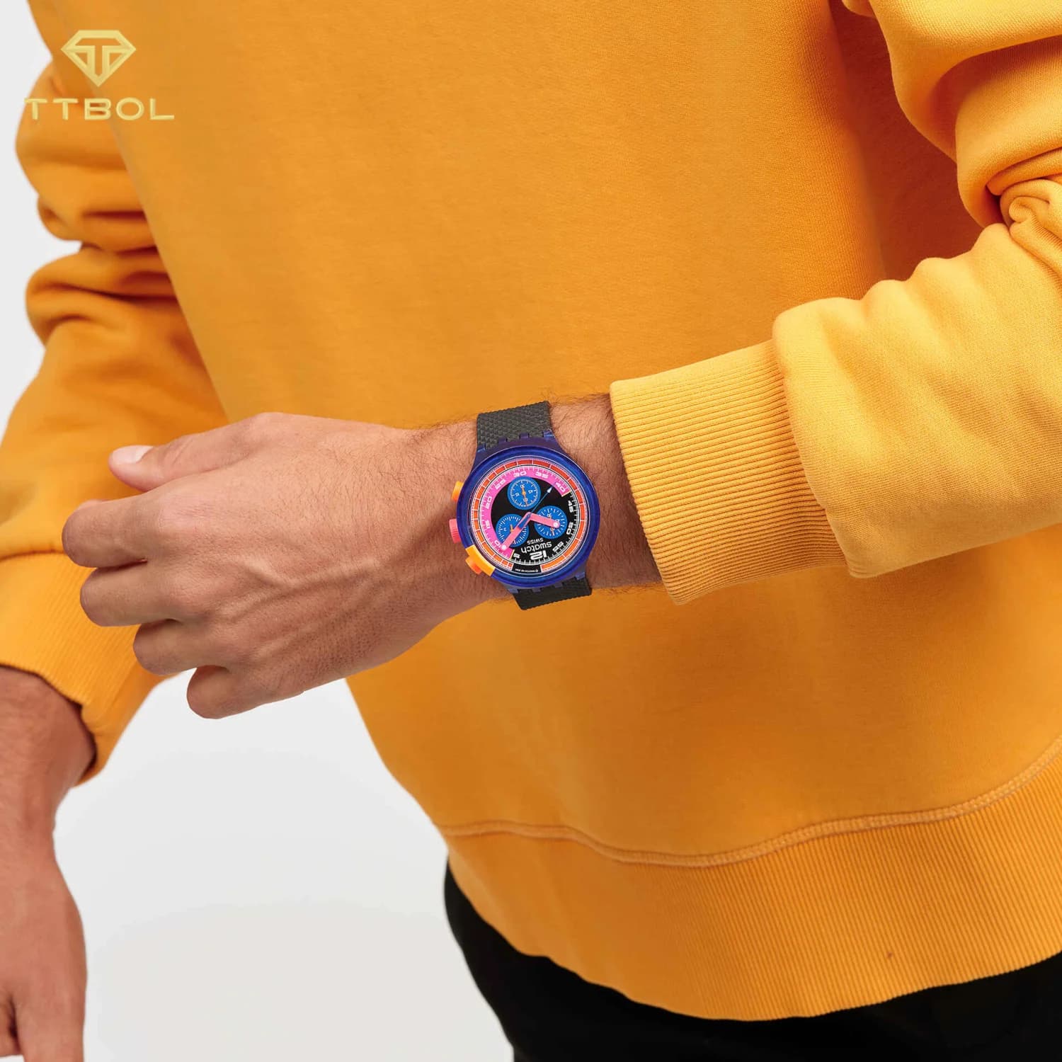 ساعت مچی سواچ SWATCH NEON PARTY TO THE MAX SB06N102 — تصویر ۱۰