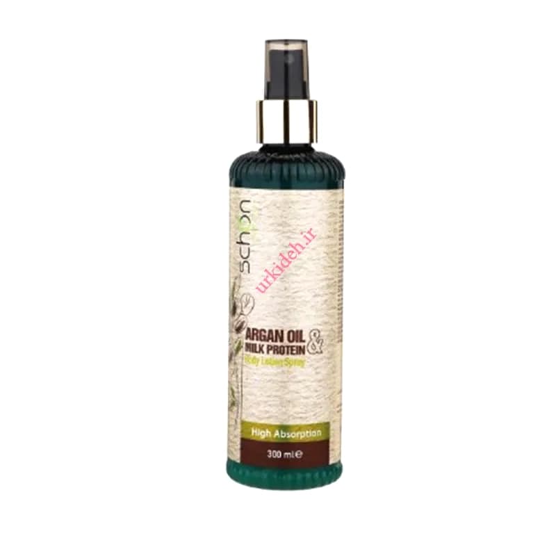 اسپری لوسیون بدن شون مدل Argan Oil And Milk Protein حجم 300 میل
