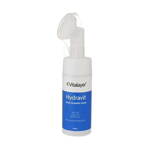فوم شستشوی صورت هیدراویت ویتالیر پوست خشک Hydravit حجم ۱۵۰‌میل — تصویر ۲