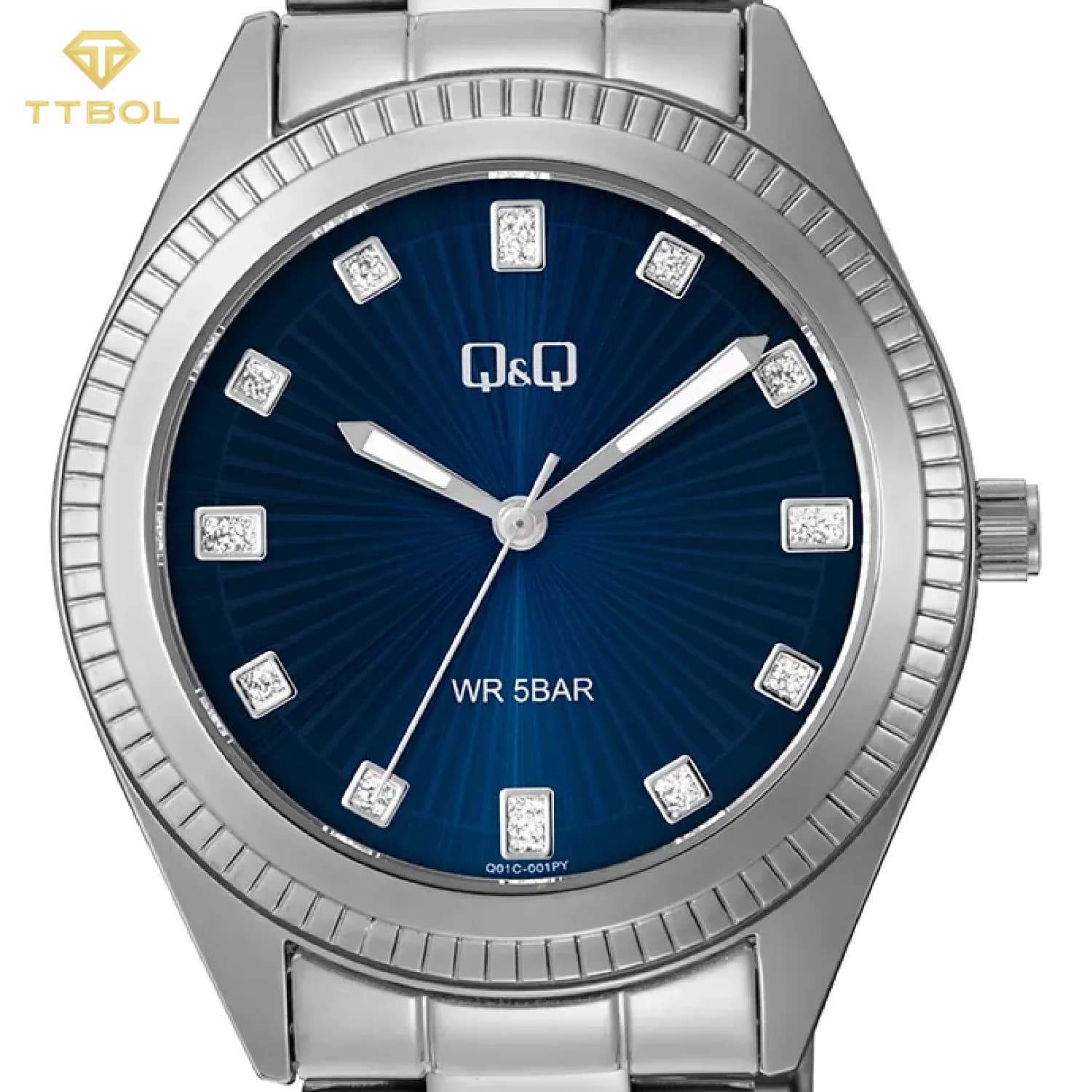ساعت مچی زنانه کیو اند کیو Q&Q Q01C-001PY — تصویر ۲