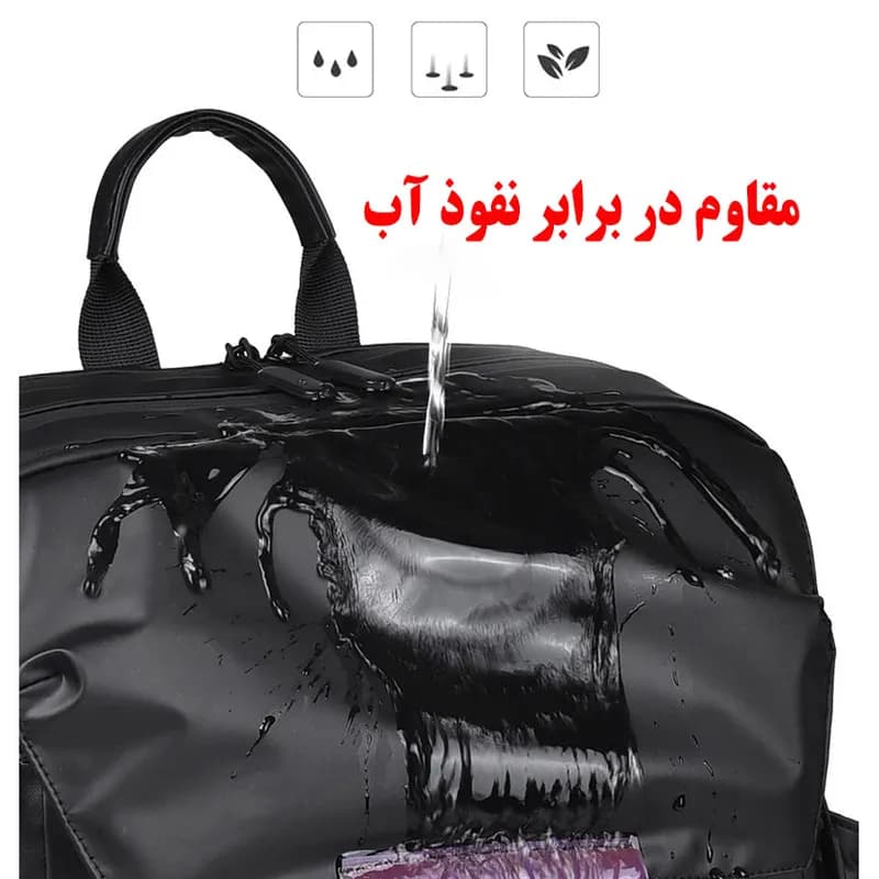 کوله پشتی لپ تاپ مدل 102 مناسب برای لپ تاپ سایز 15.6 اینچی — تصویر ۵