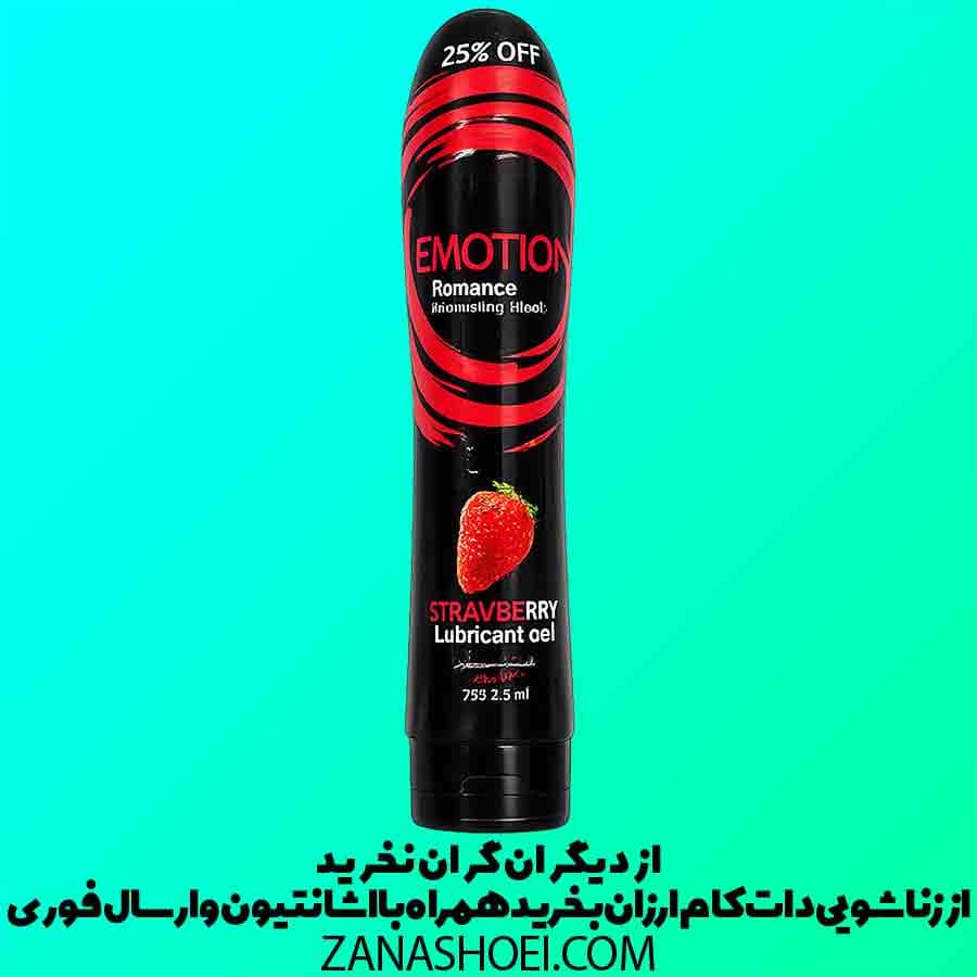 ژل لوبریکانت رومنس ایموشن با رایحه توت فرنگی Romance Strawberry — تصویر ۵