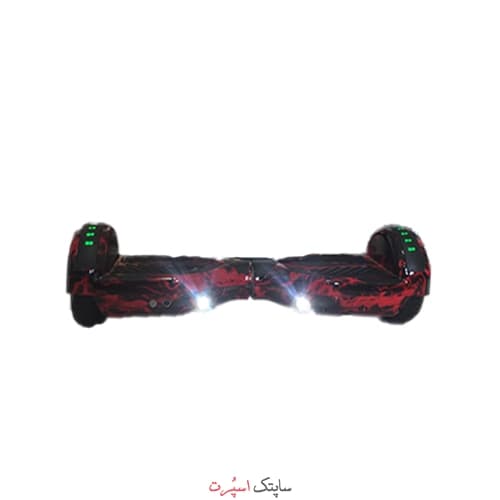 اسكوتر برقی 6/5 اینچ نمودار قلب مشکی قرمز — تصویر ۳