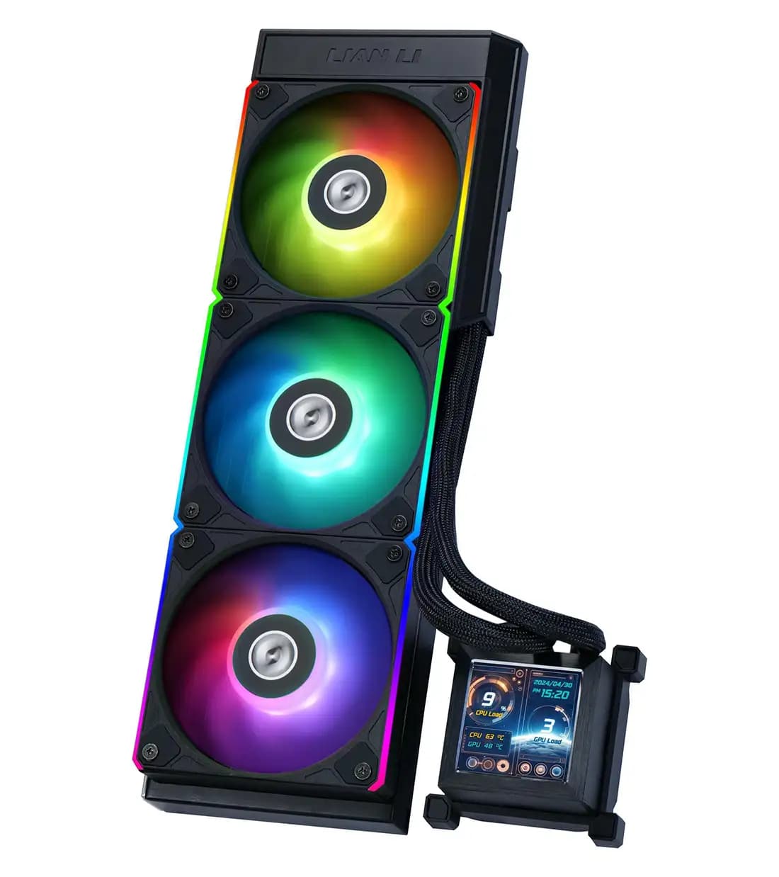 خنک کننده مایع پردازنده LIANLI HydroShift LCD 360R Black