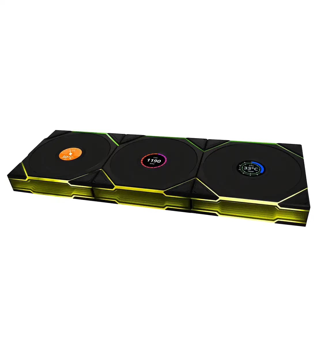 فن کیس LIANLI UNI FAN TL120 LCD Wireless — تصویر ۳