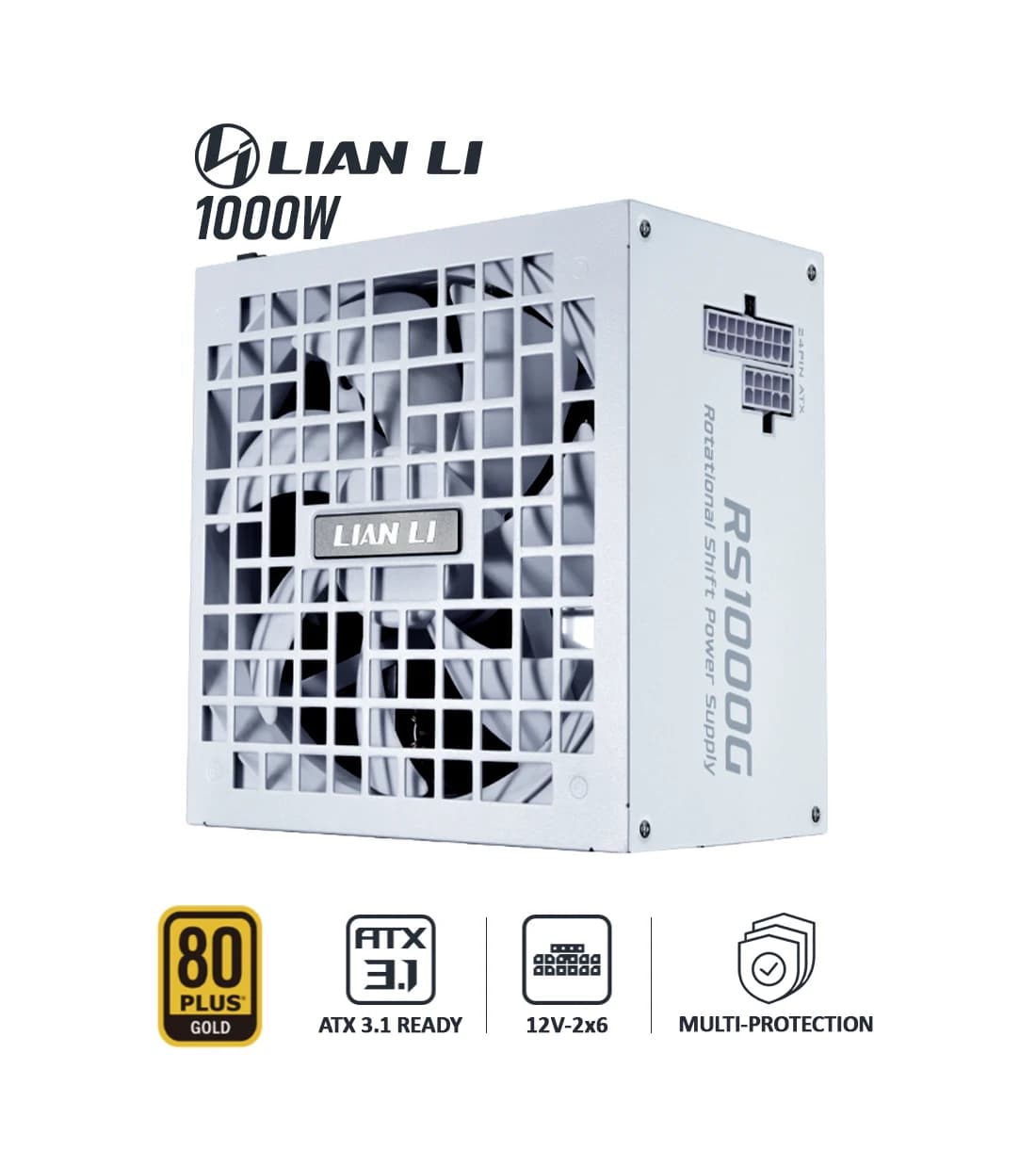 پاور LIANLI PSU RS GOLD 1000 WHITE — تصویر ۳
