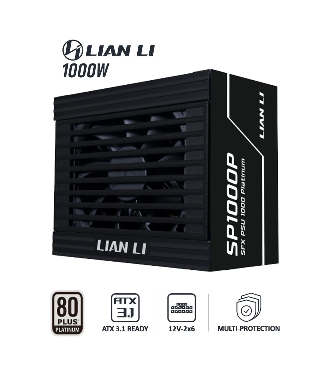 پاور LIANLI PSU SP1000 PLATINIUM BLACK — تصویر ۲