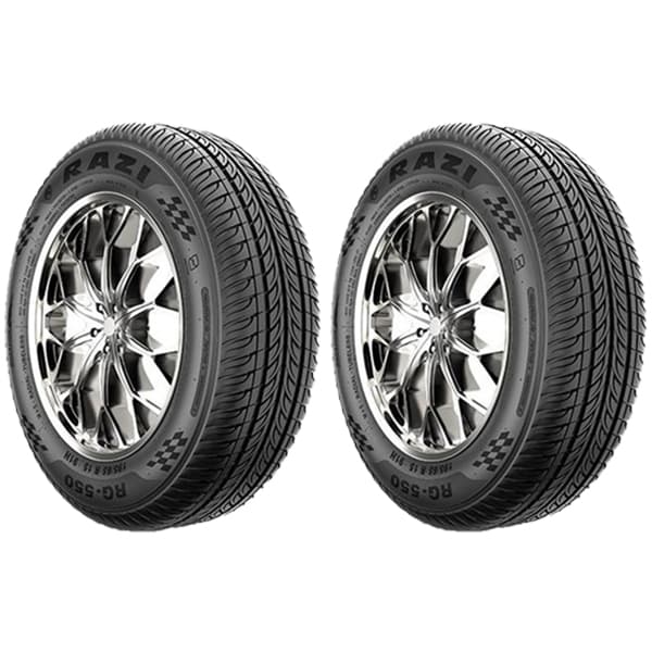 لاستیک خودرو سایز 185/65R14 رازی بسته 2 عددی