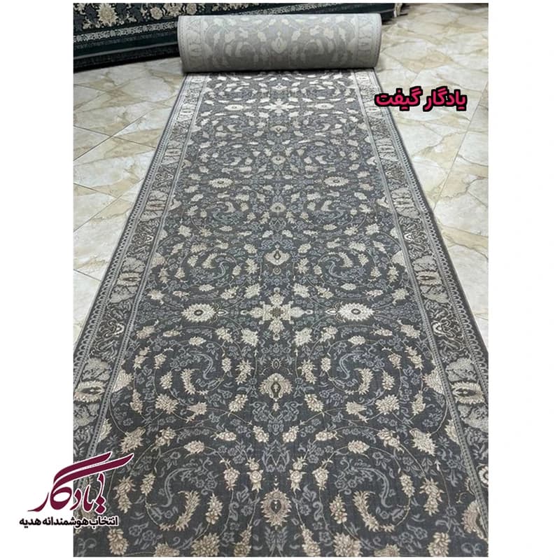 فرش کناره طرح افشان دلفینی کد KF13 — تصویر ۳