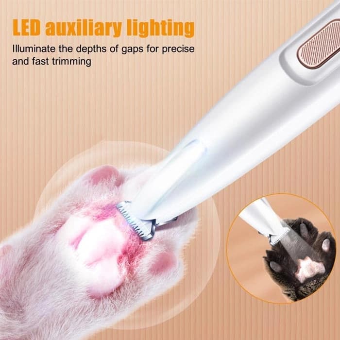 موزر سگ و گربه LED دار شارژی مدل تیگار ابعاد 16×3 سانتی متر — تصویر ۴