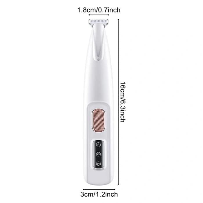 موزر سگ و گربه LED دار شارژی مدل تیگار ابعاد 16×3 سانتی متر — تصویر ۷