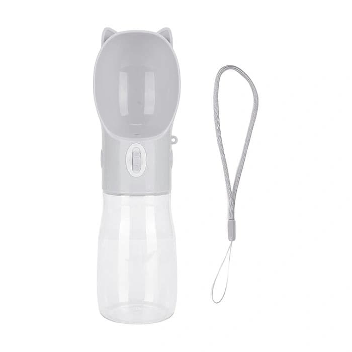ظرف آب همراه سگ و گربه مدل قمقمه ای سر گربه ظرفیت 380 میلی لیتر Pet Water Cup — تصویر ۵