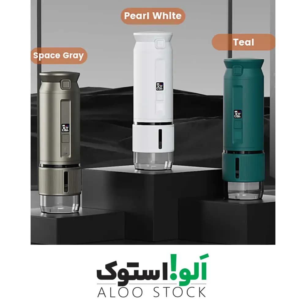قهوه ساز چند منظوره شارژی قابل حمل تریلبلیزر مدل Trailblazer Portable Espresso Machine 80ML Dual Extract DQ-010 — تصویر ۱۲