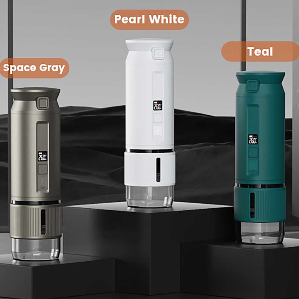 قهوه ساز چند منظوره شارژی قابل حمل تریلبلیزر مدل Trailblazer Portable Espresso Machine 80ML Dual Extract DQ-010 — تصویر ۳