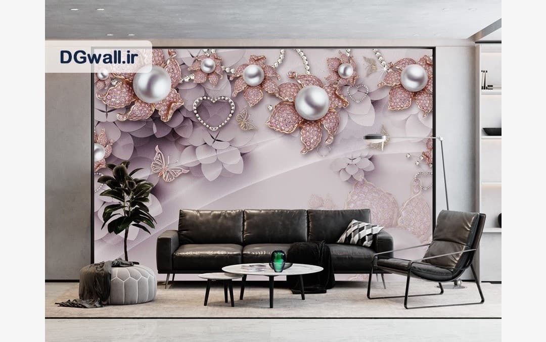 پوستر دیواری گل سه بعدی FL0337 — تصویر ۳