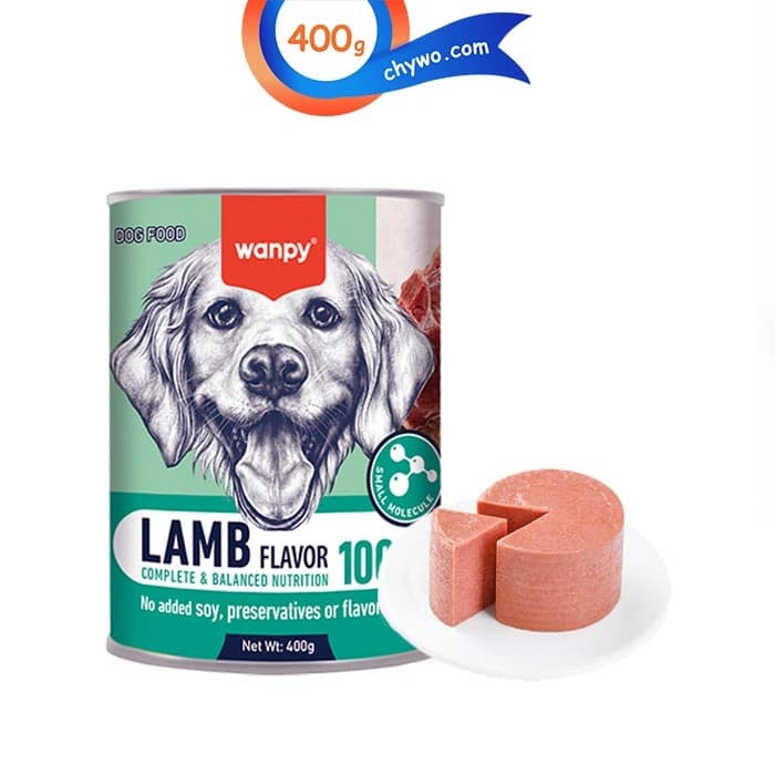 کنسرو سگ ونپی طعم گوشت بره مدل پته ای وزن 400 گرم Wanpy Dog Lamb