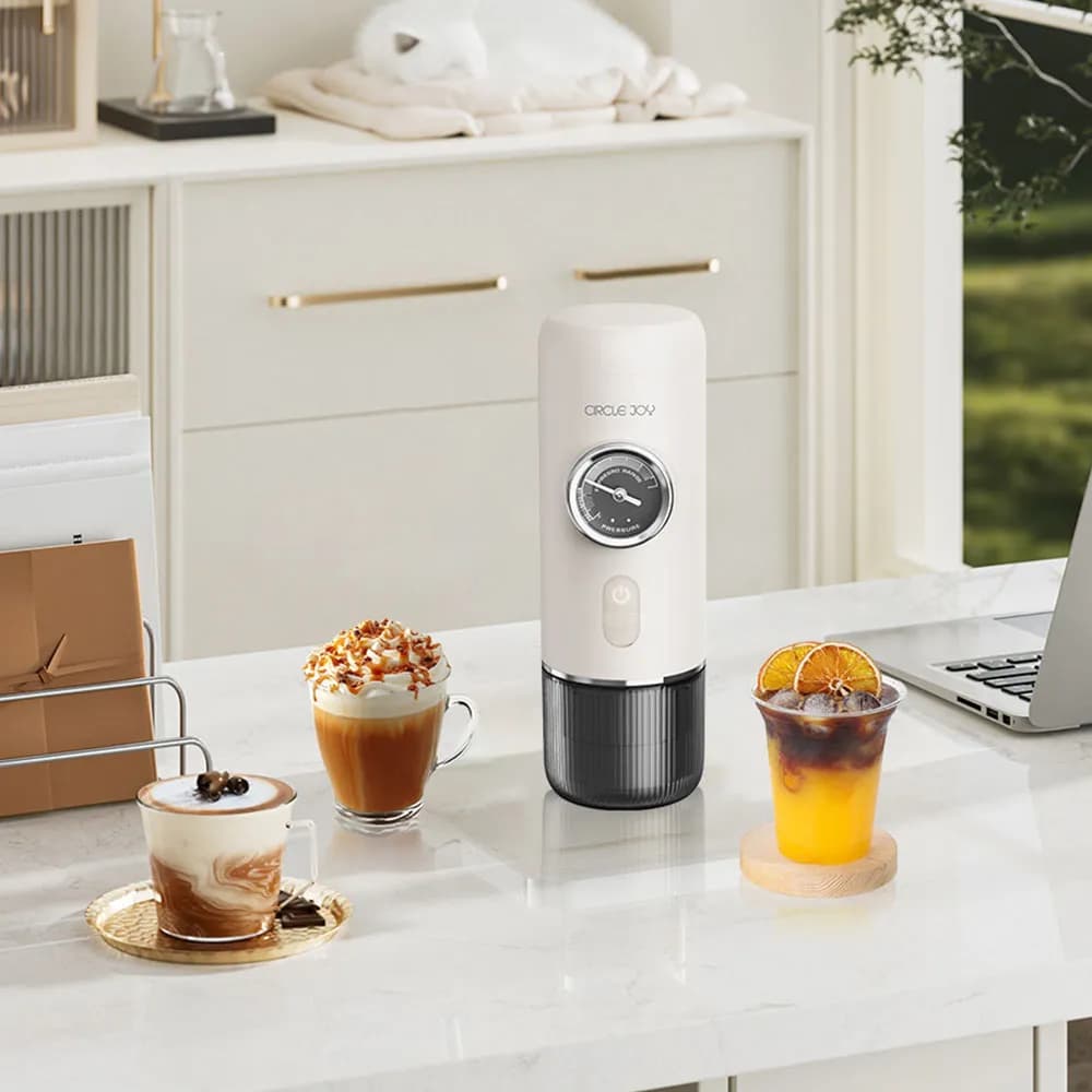 دستگاه اسپرسو ساز شارژی قابل حمل سیرکل جوی مدل Circle Joy Portable Espresso Electric Coffee Machine Plus CJ-KFJ04 — تصویر ۴