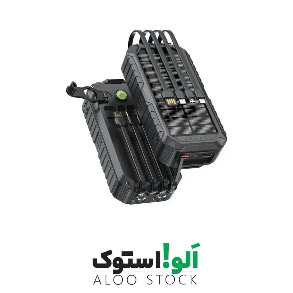 پاوربانک خورشیدی 20000 میلی‌آمپر گرین لاین مدل Green Lion Solar Mate 20000mAh Powerbank GL-PX15 — تصویر ۱۰