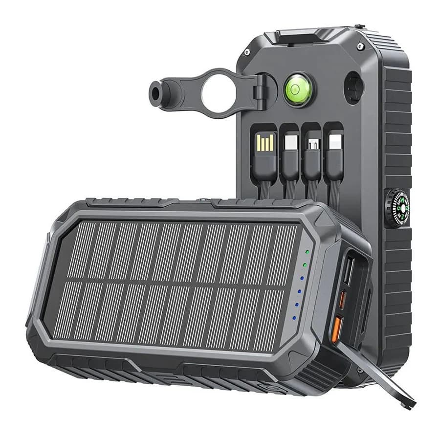 پاوربانک خورشیدی 20000 میلی‌آمپر گرین لاین مدل Green Lion Solar Mate 20000mAh Powerbank GL-PX15 — تصویر ۷
