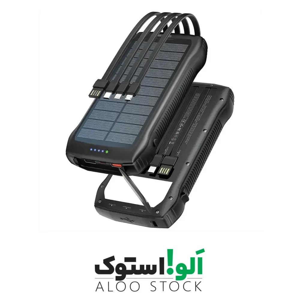 پاوربانک خورشیدی 20000 میلی آمپر گرین لاین مدل Green Lion Solar Force 20000mAh Powerbank GL-PX82 — تصویر ۱۰