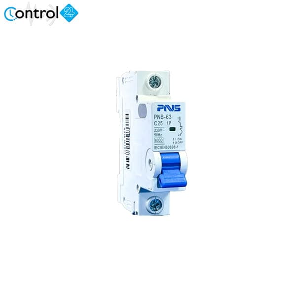 فیوز 25 آمپر تک پل پی ان اس PNS PNB-63-C25 1P 6KA