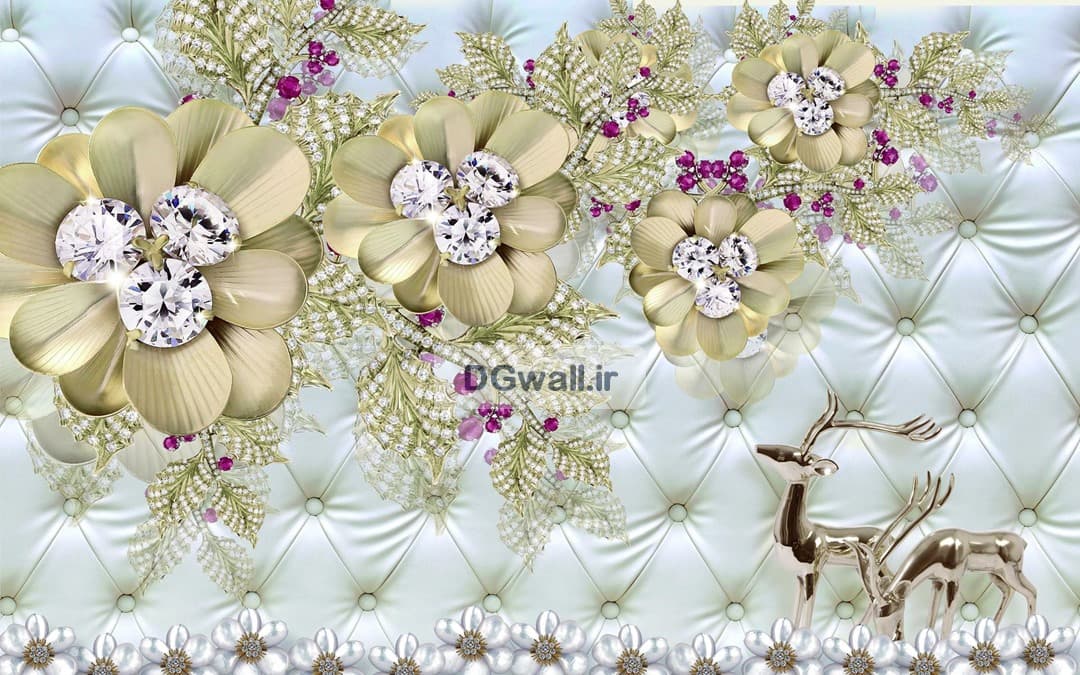 پوستر دیواری گل سه بعدی FL0391 — تصویر ۲