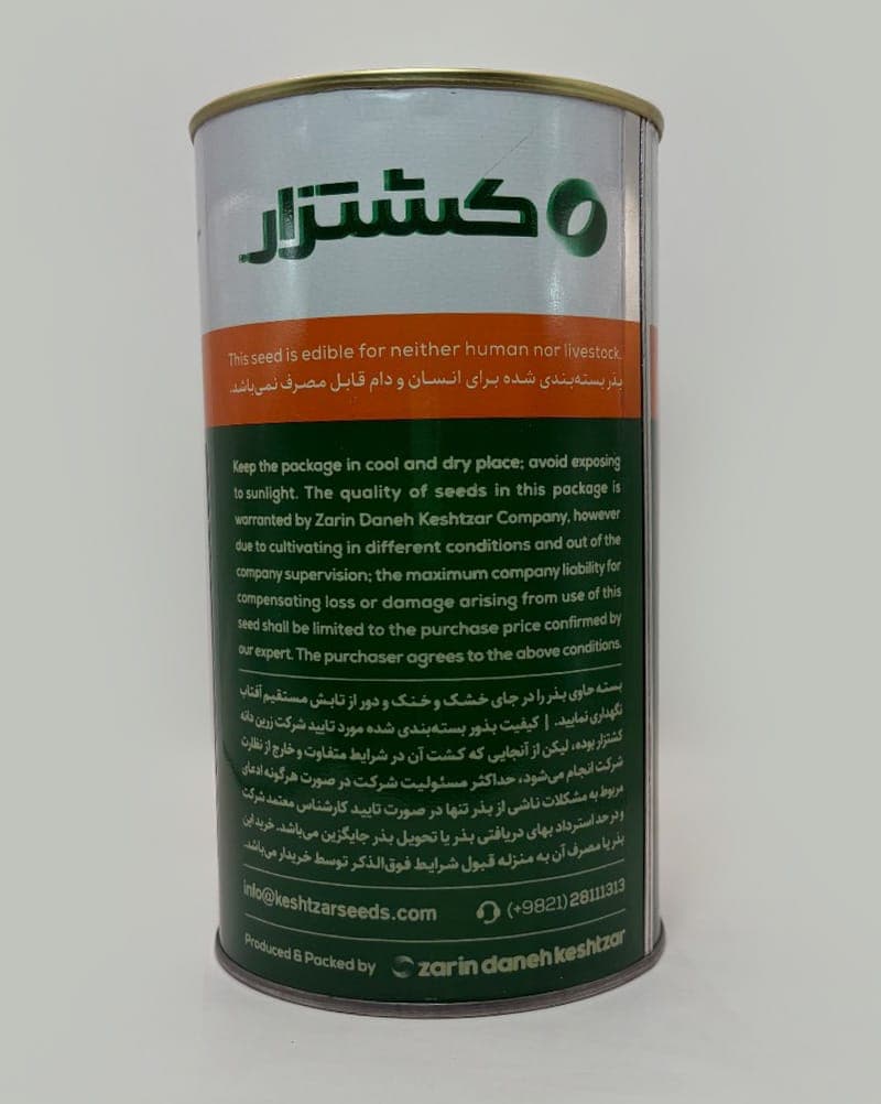 تخم تربچه اصلاح شده قوطی 900گرمی — تصویر ۶