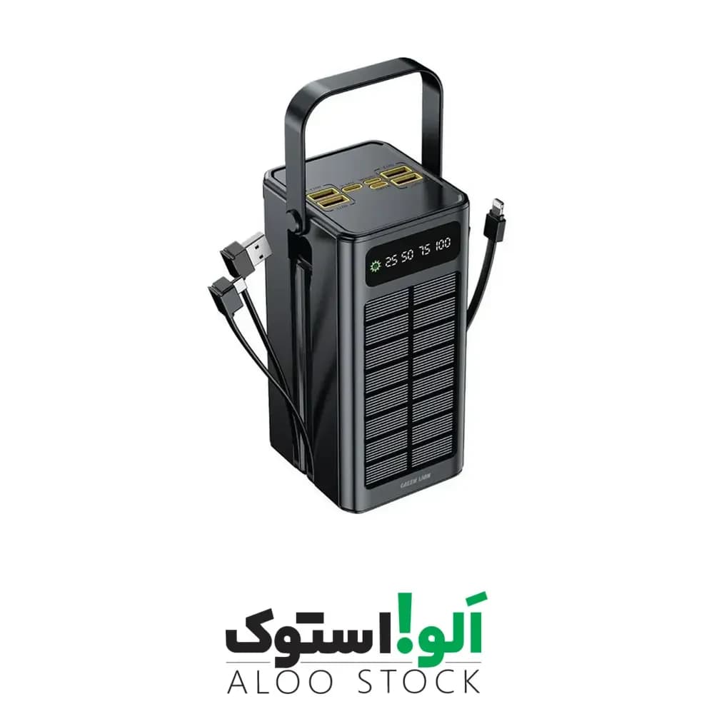 پاوربانک خورشیدی 80000 میلی آمپر گرین لاین مدل Green Lion Solar X 80000mAh Powerbank GL-PX78 — تصویر ۸