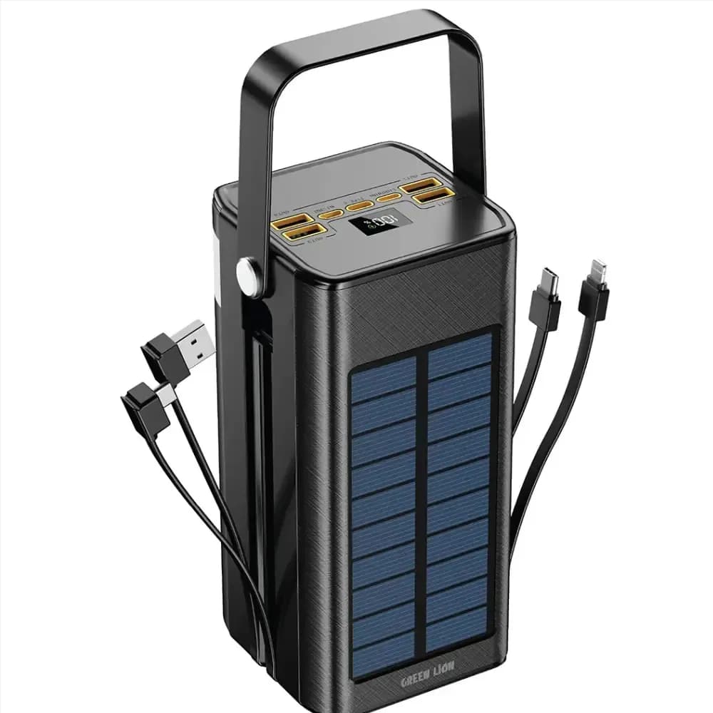 پاوربانک خورشیدی 100000 میلی آمپر گرین لاین مدل Green Lion Solar X 100000mAh Powerbank GL-PX79 — تصویر ۸