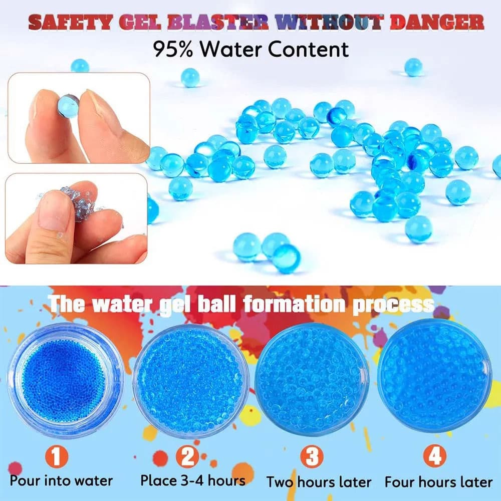 تفنگ کلت تیر ژله ایی مدل Colt Jelly Bullet Water Gun — تصویر ۲