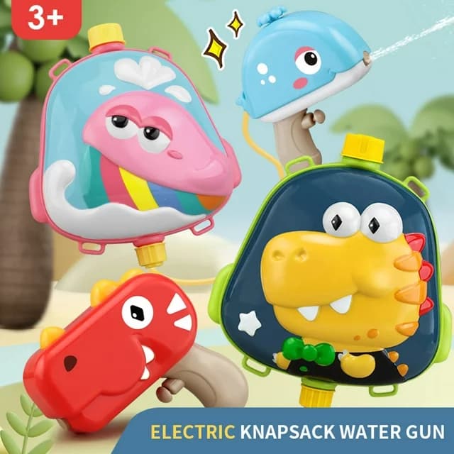 تفنگ آبپاش الکتریکی کروکودیل مدل Crocodile Kids Electric Water Gun — تصویر ۵